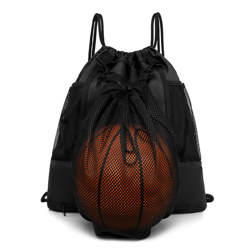Foldable Drawstring Football Volleyball Multi-functional Backpack Sports Bag