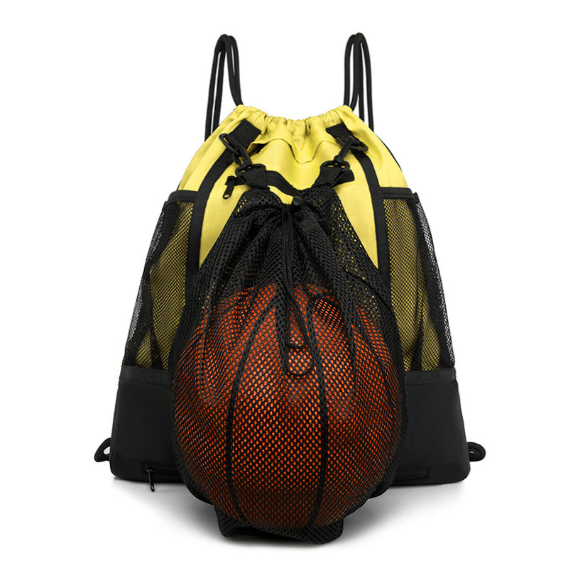 Foldable Drawstring Football Volleyball Multi-functional Backpack Sports Bag