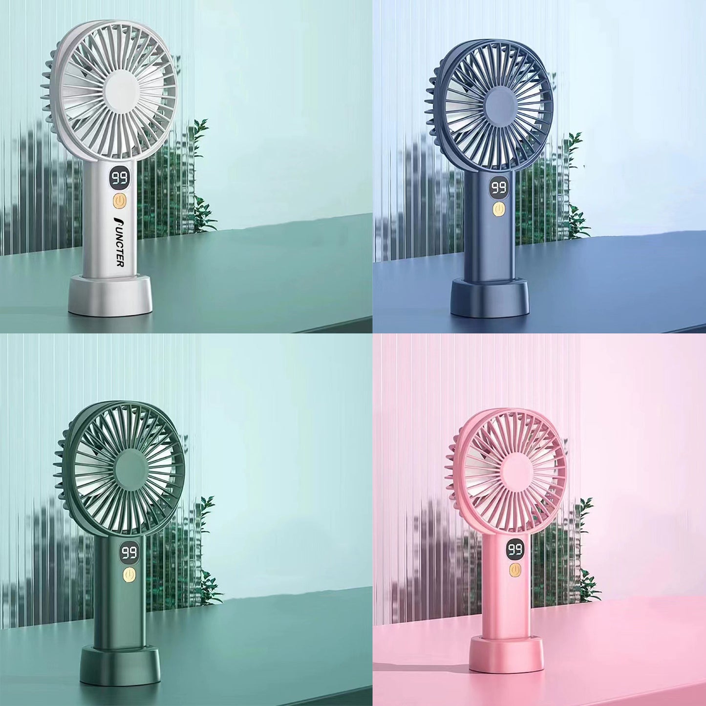 USB Handheld Portable Fan Personal Fans Rechargeable