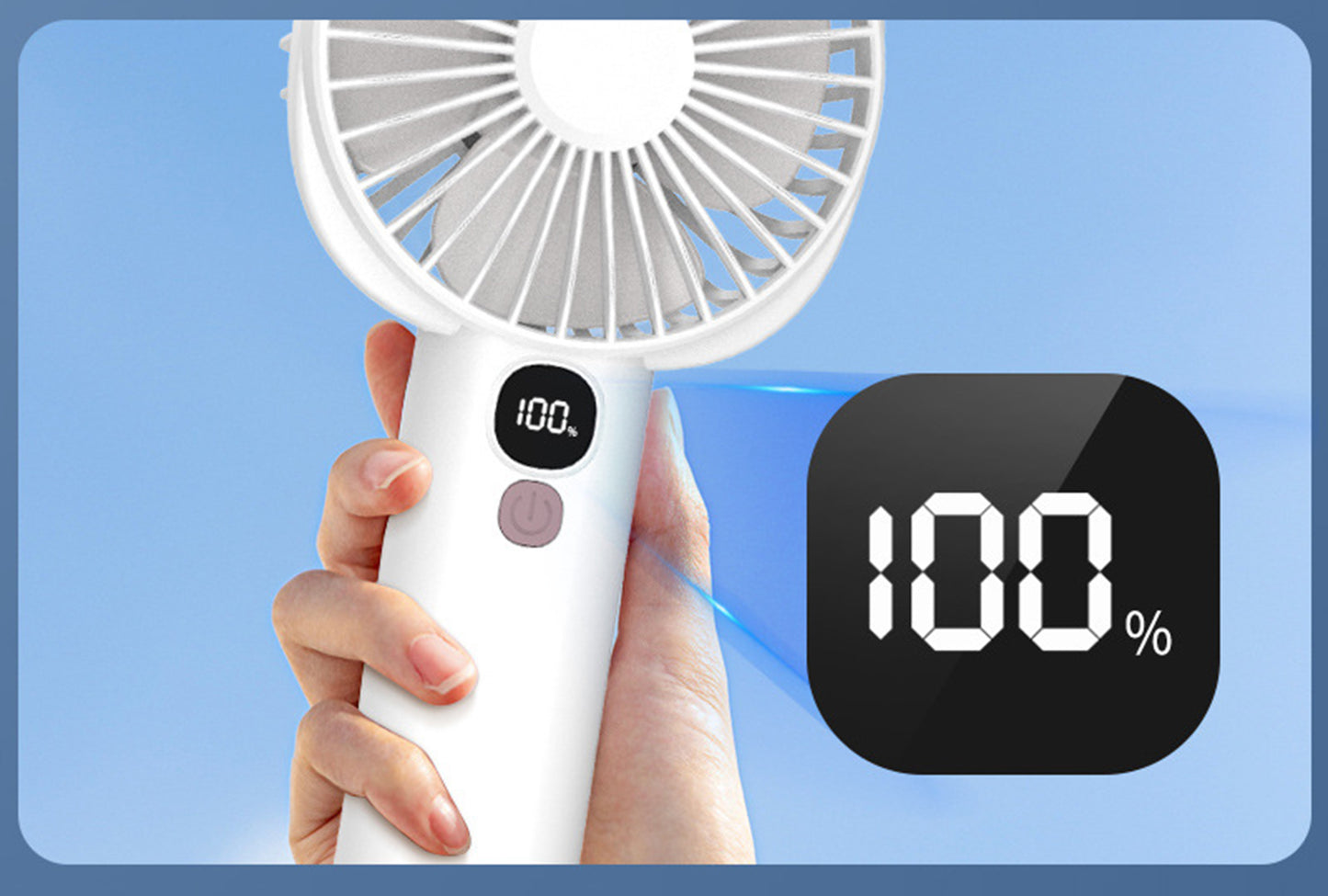 USB Handheld Portable Fan Personal Fans Rechargeable