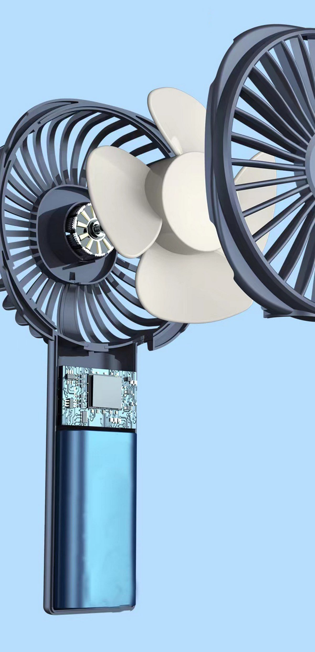 USB Handheld Portable Fan Personal Fans Rechargeable
