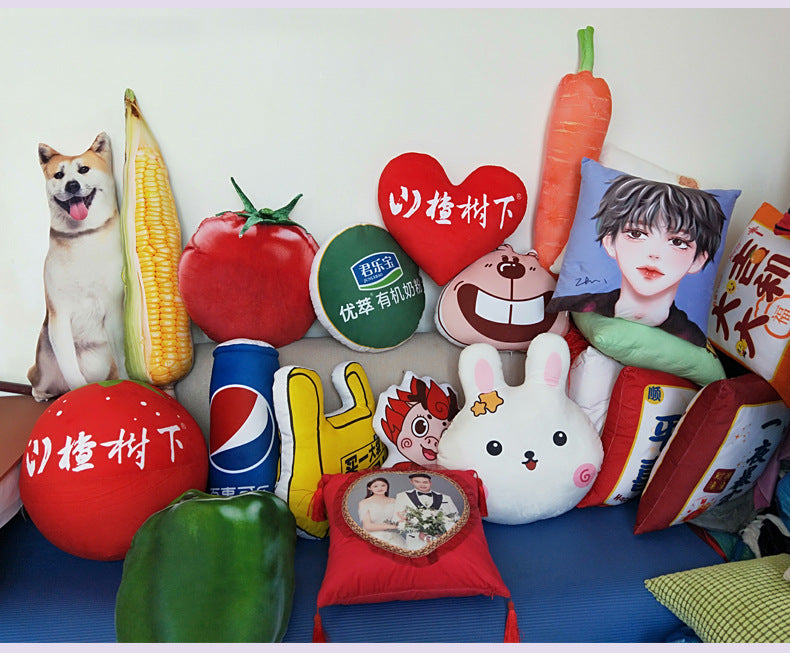 15'' to 20" Personalized Unique Stuffed Pillow Toy Custom Shaped Pillow
