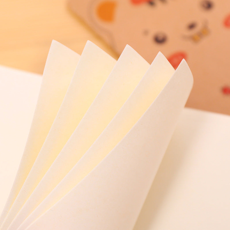 Flexible paper that does not bleed easily