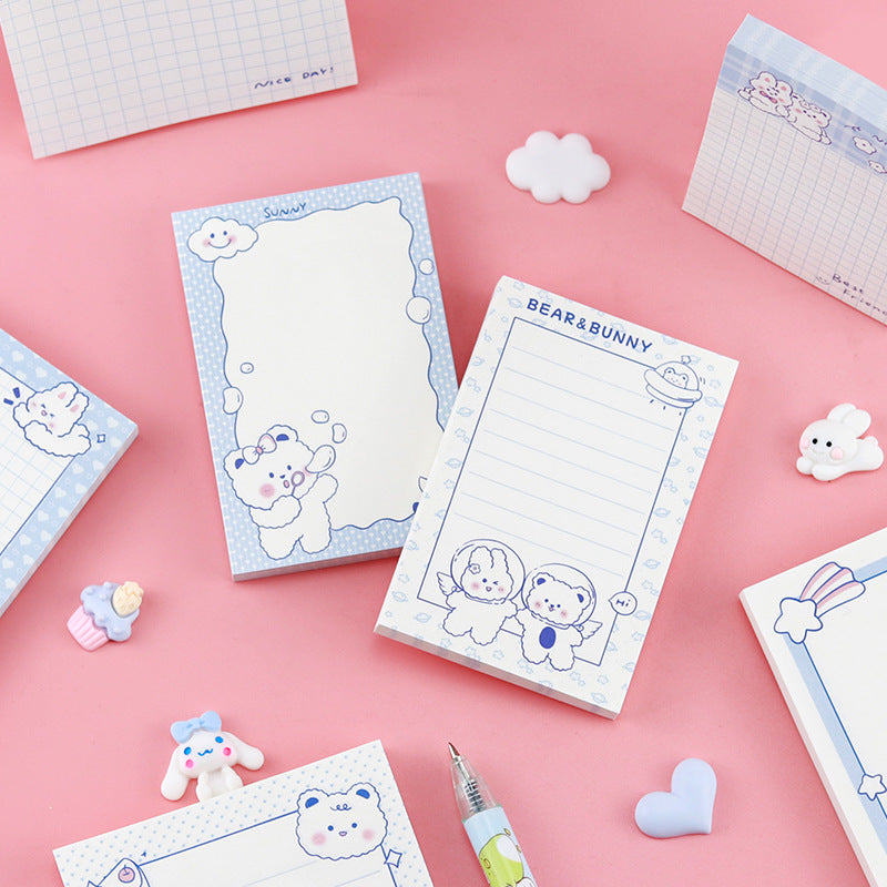 Cartoon White Bear Multi-style Customizable Post-it Memo/80pcs