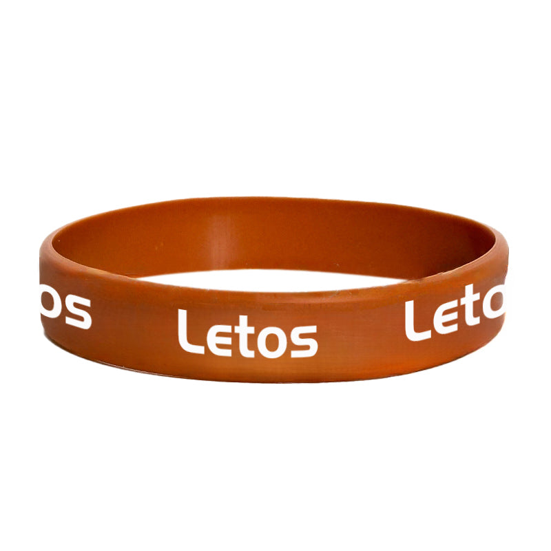 Custom Screen Printed Waterproof Silicone Bracelet