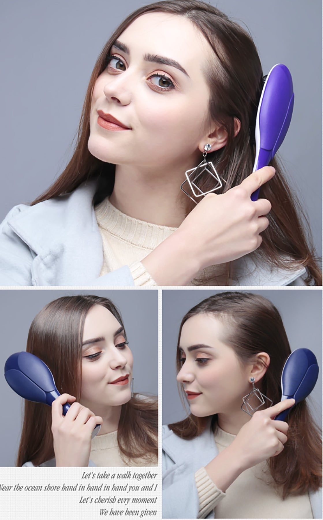 Vented Hair Brush Wet & Dry Comb Styling Hair Brush