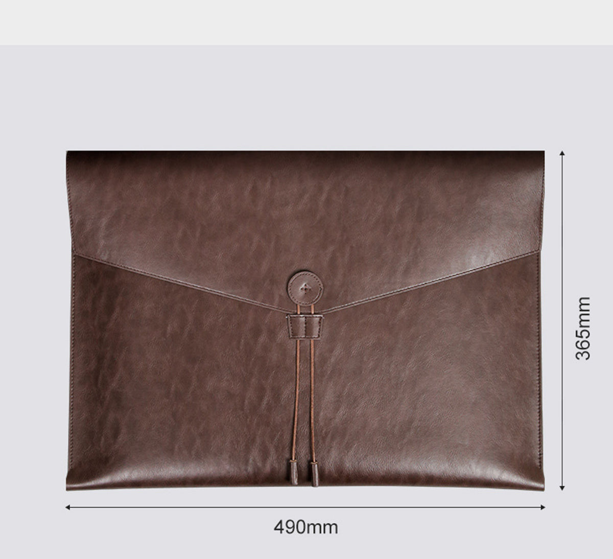 A3 Waterproof PU Leather Business Briefcase High-Capacity Storage Bag Handheld Bag
