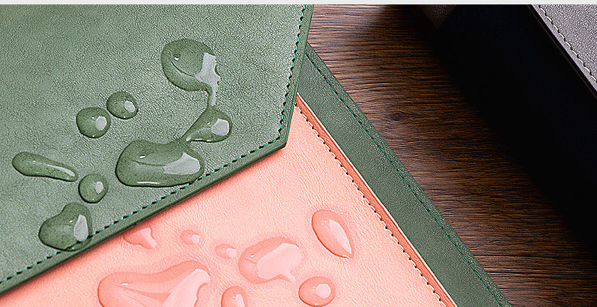 PU Leather A4 Envelope File Organiser Color Blocking Document Bags
