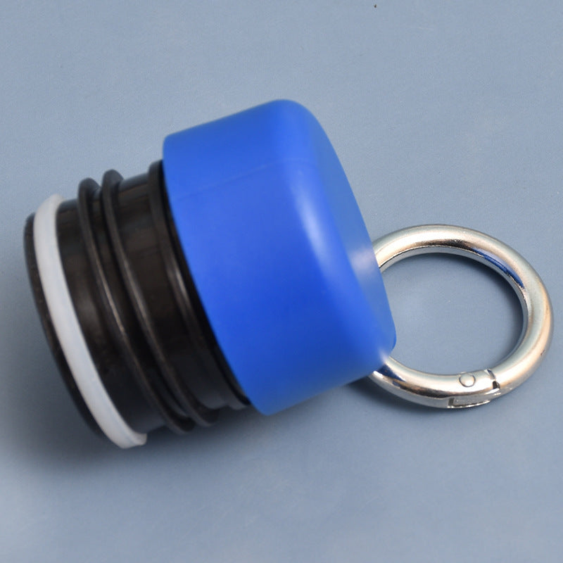 Stainless Steel Insulated Water Bottle W/ Keychain For Hiking 18 oz.