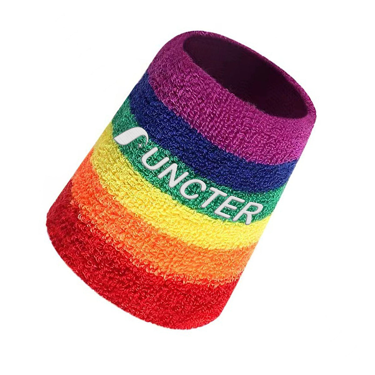 Rainbow Color Sports Terry Cloth Wristband