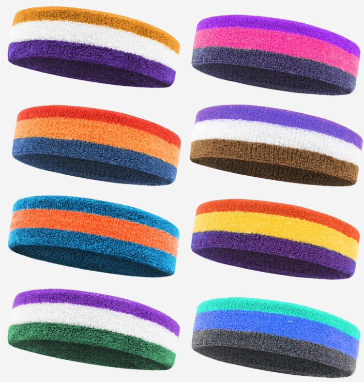 Breathable Running Headband Terry Cloth Headband