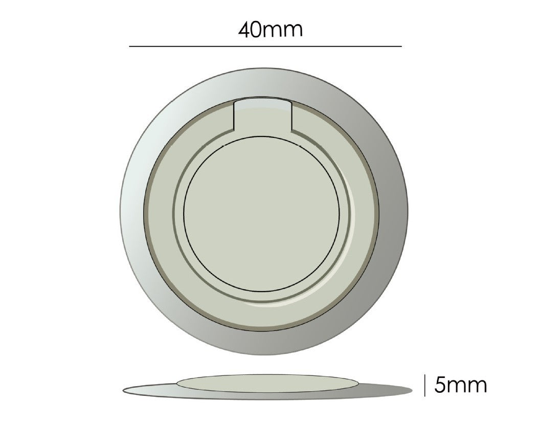 360° Rotation Foldable Adhesive Cell Phone Ring Grip Holder