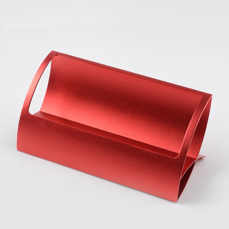 Metal Business Card Holder Desktop Display Stand
