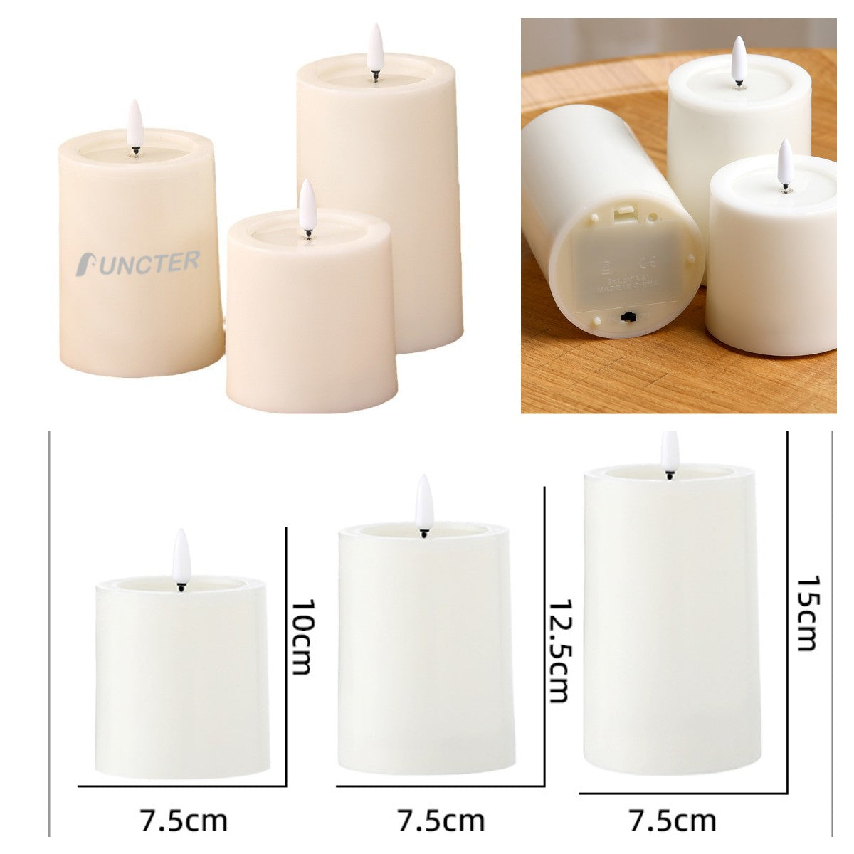 Rechargeable LED Electronic Candle