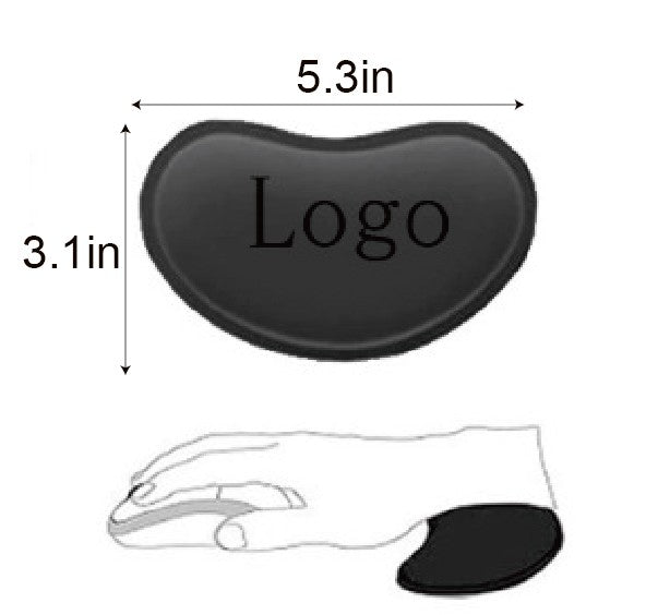 Memory Foam Typing Keyboard Hand Rest Pads Set