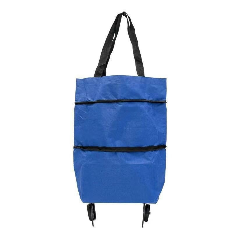 2" 1 Lightweight Collapsible Shopping Cart Travel Bag for Women or Men