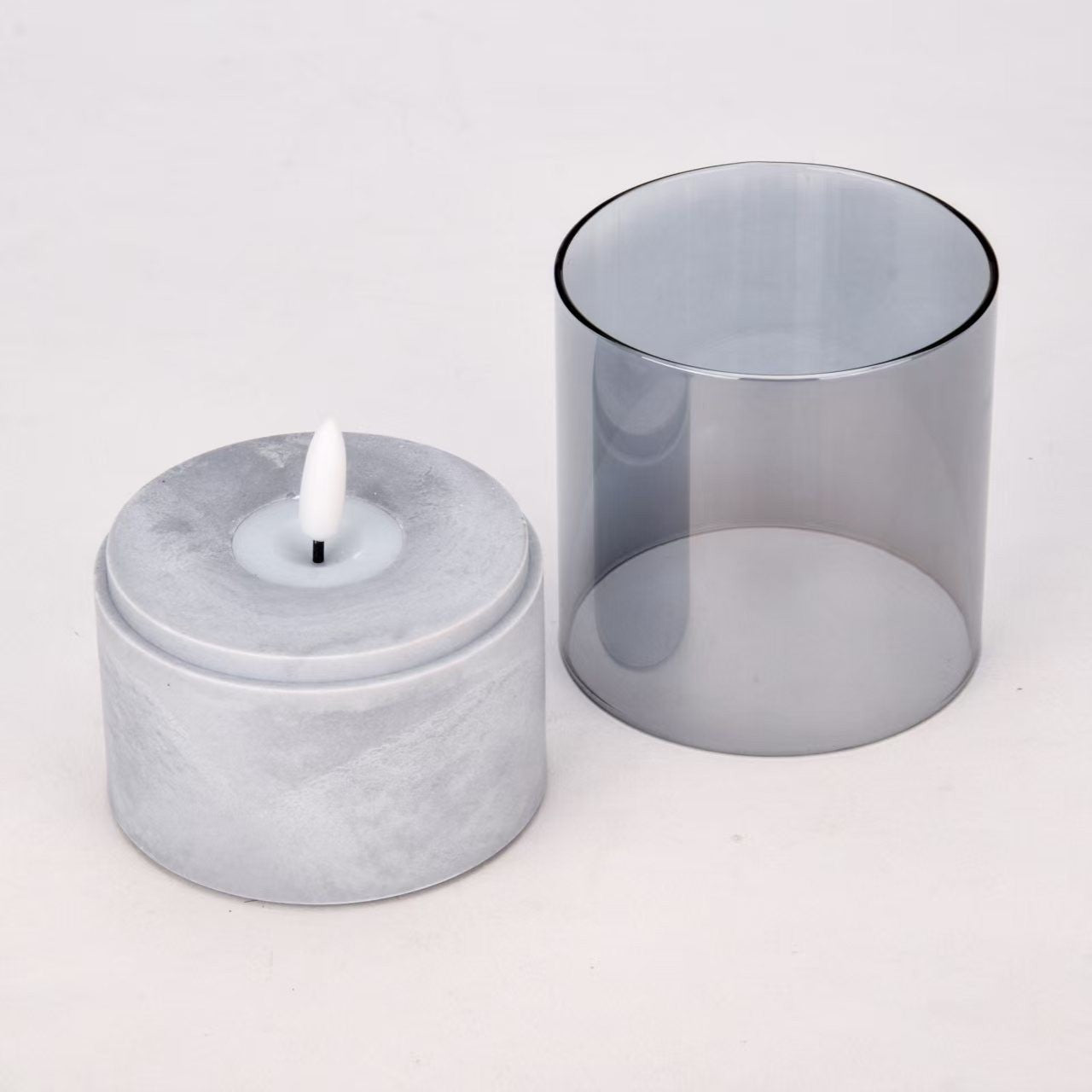 Electronic Candle W/ Flat Slit 3 x 6"
