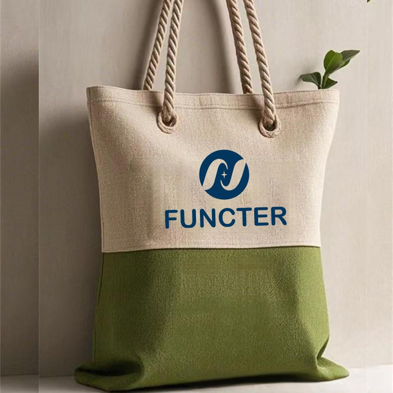 Two Tone Canvas Tote