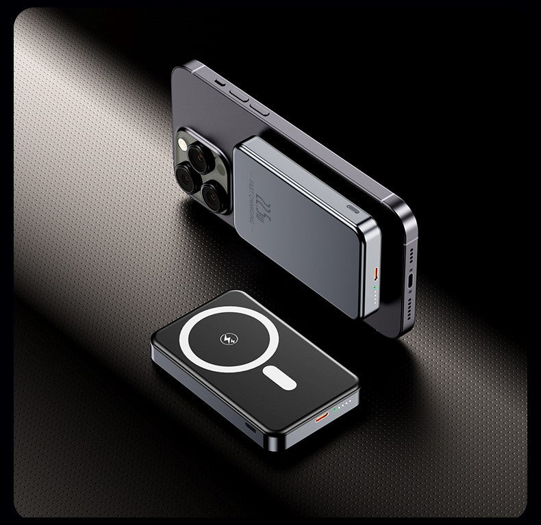 10000mAh Aluminum Shell Magnetic Wireless Power Bank Fast Charging Power Bank