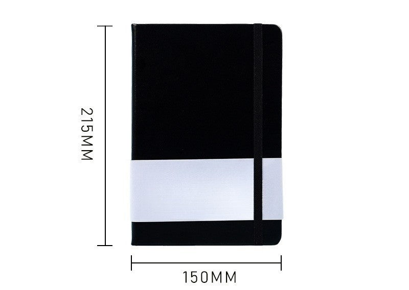 A5 Lined Notebook W/ Elastic Band Closure