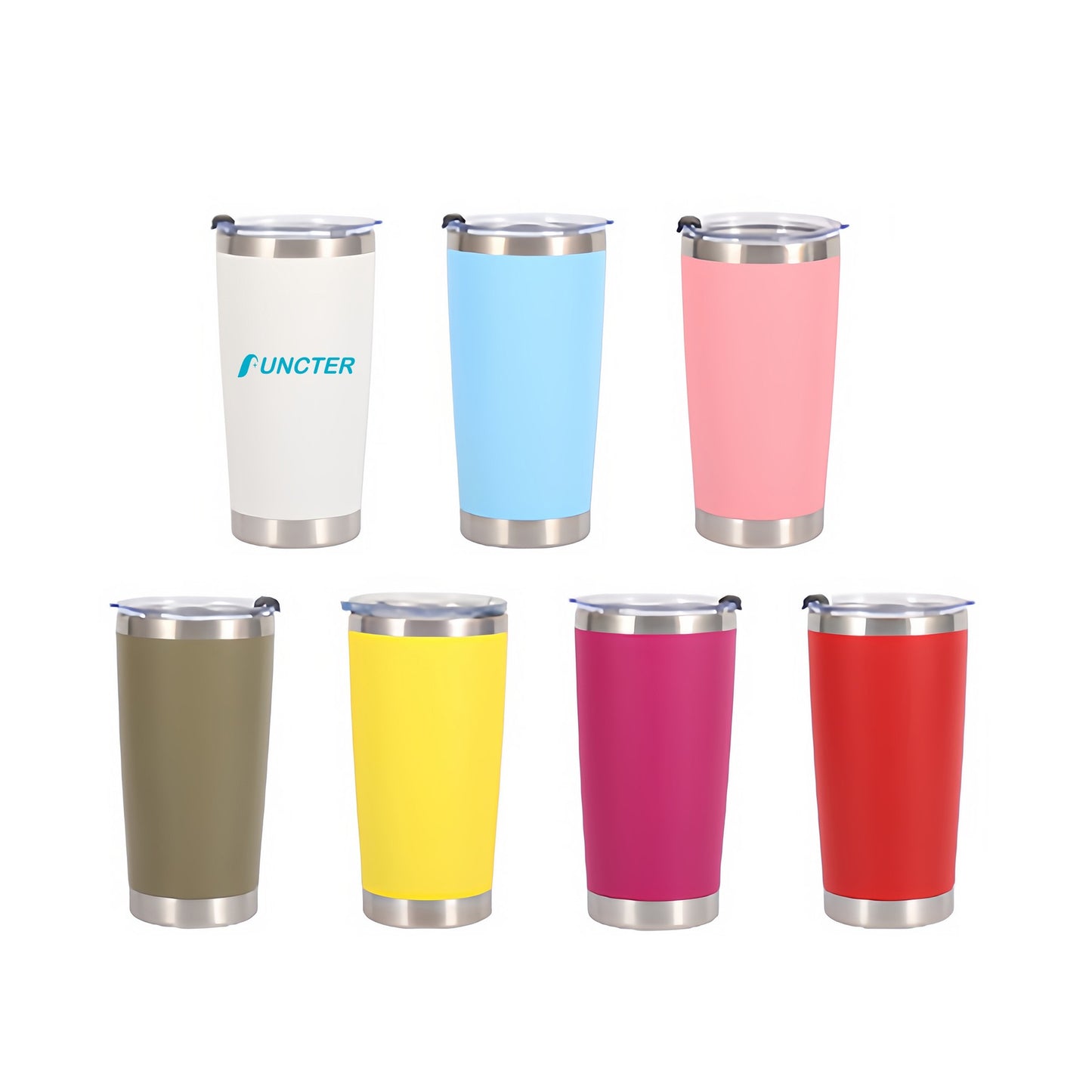 20 Oz. Car Tumbler Insulated Stainless Steel Water Bottle
