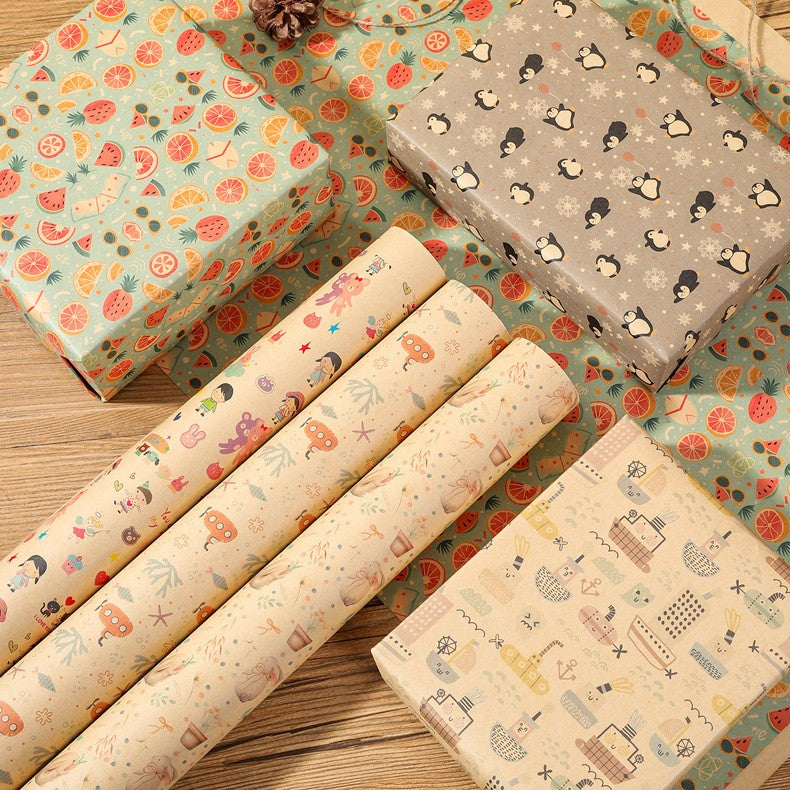 Kraft Paper Wrapping Paper For Gifts