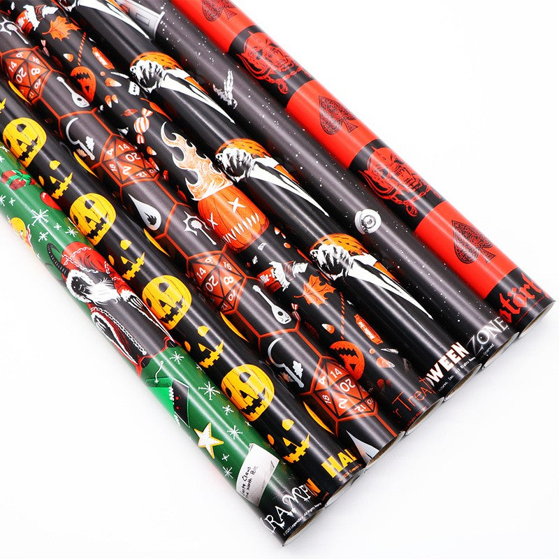 Glossy Coated Christmas Paper Wrapping 17x118"