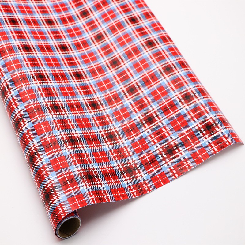 Glossy Coated Christmas Paper Wrapping 17x118"