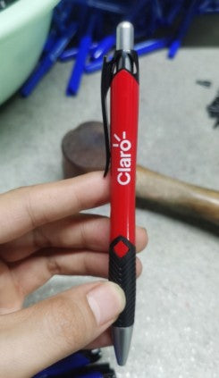 Ballpoint Pen W/ Rubber Grip/Clip