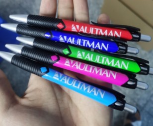 Ballpoint Pen W/ Rubber Grip/Clip
