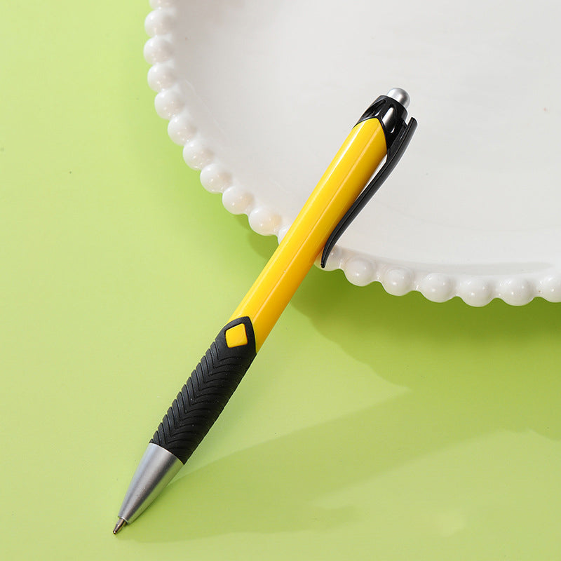 Ballpoint Pen W/ Rubber Grip/Clip