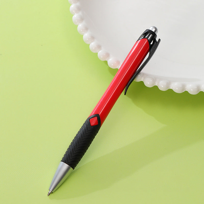 Ballpoint Pen W/ Rubber Grip/Clip