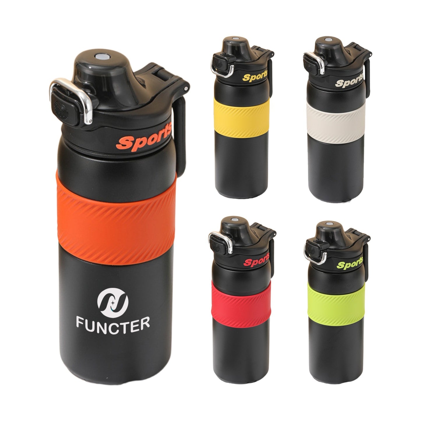 Large Capacity Smart Press Insulated Stainless Steel Water Bottle 25 oz.