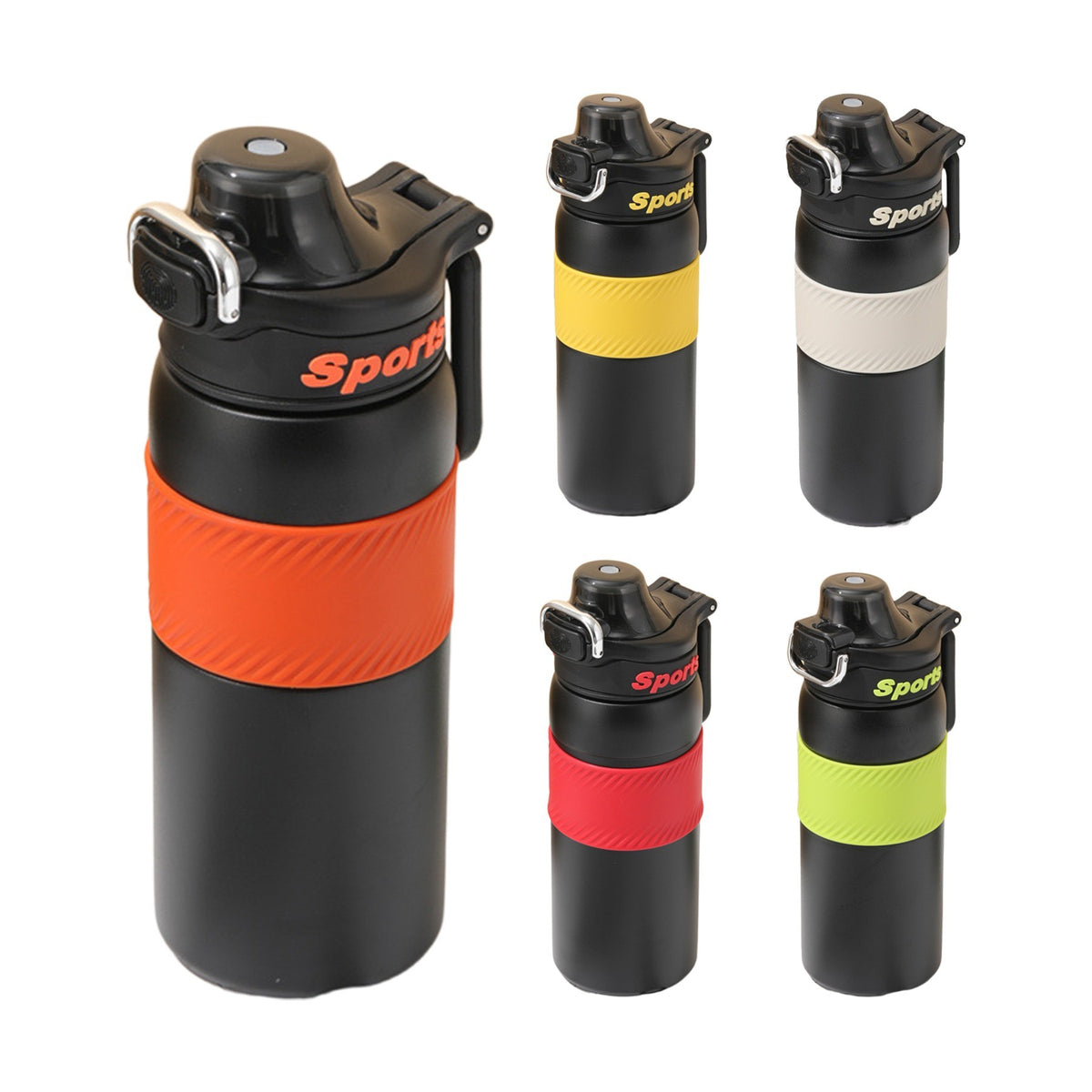 Large Capacity Smart Press Insulated Stainless Steel Water Bottle 25 oz.