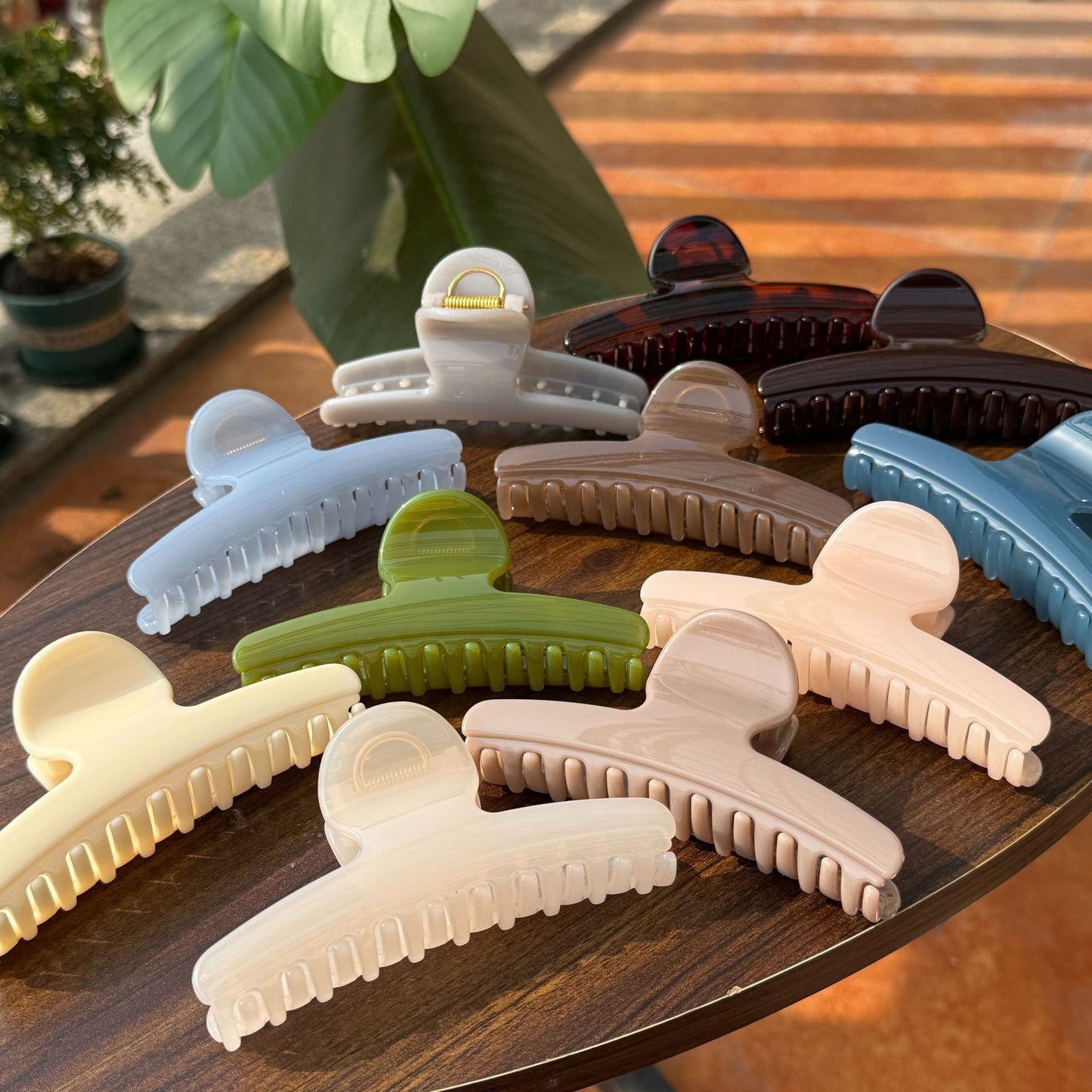 Butterfly Sectioning Styling Hair Claw Clips