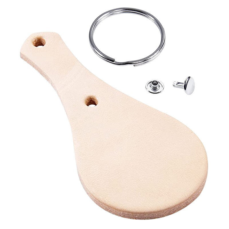 Custom Durable PU Leather Car Keyring Durable Key Tag