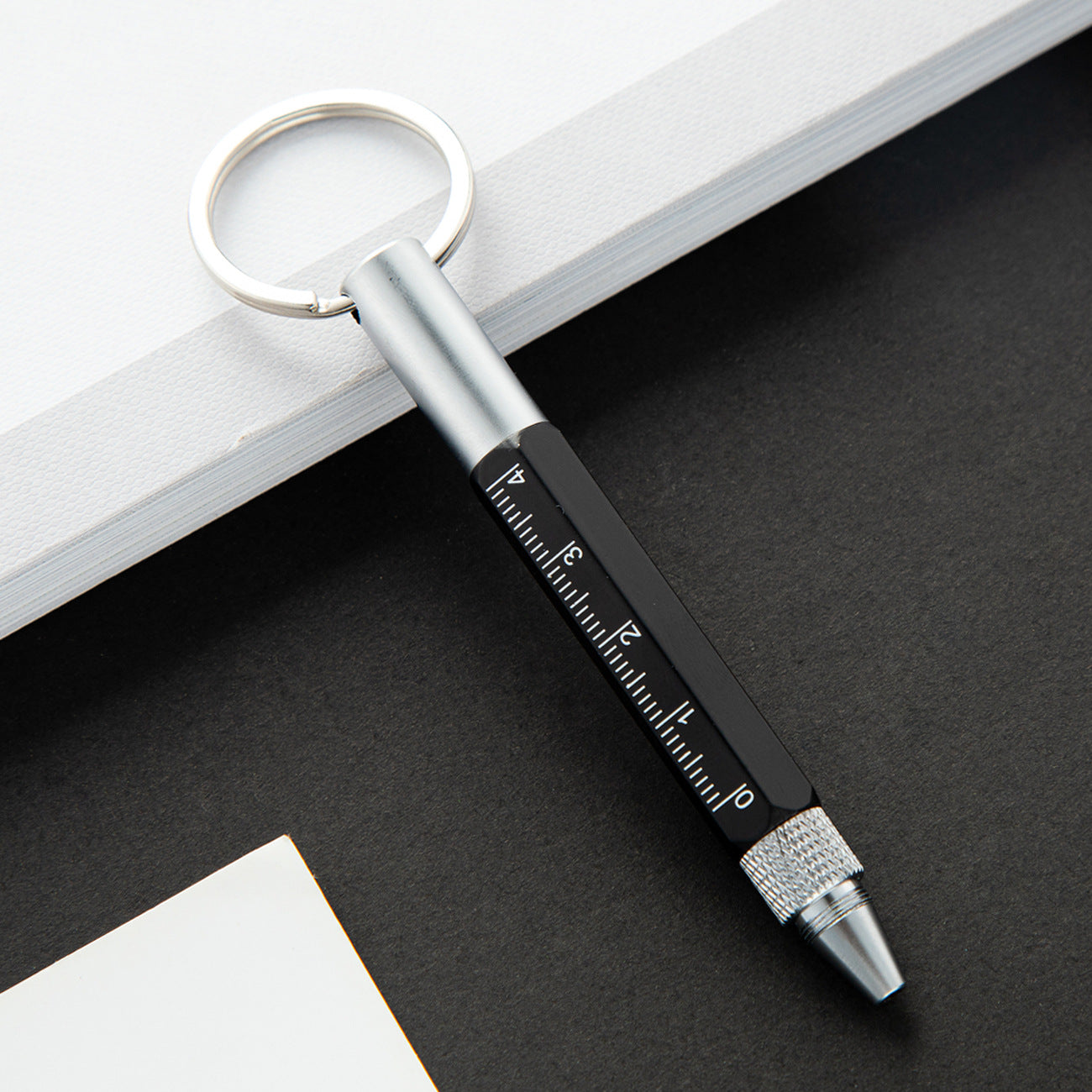 5" 1 Multi-Function Metal Keychain Tool Pen