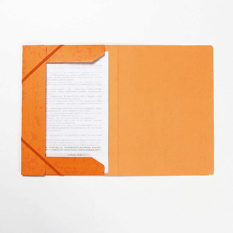 Marble Paper Document Folder A4 Size with Elastic cord