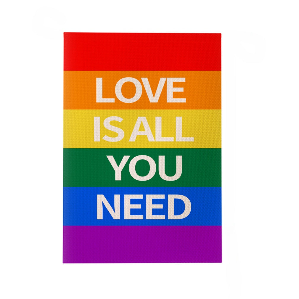 Rainbow With White Letter