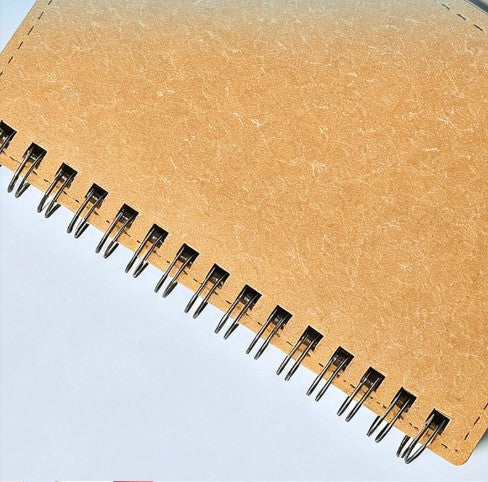 Double Spiral Notebook W/ Sticky Notes, Eco Pen