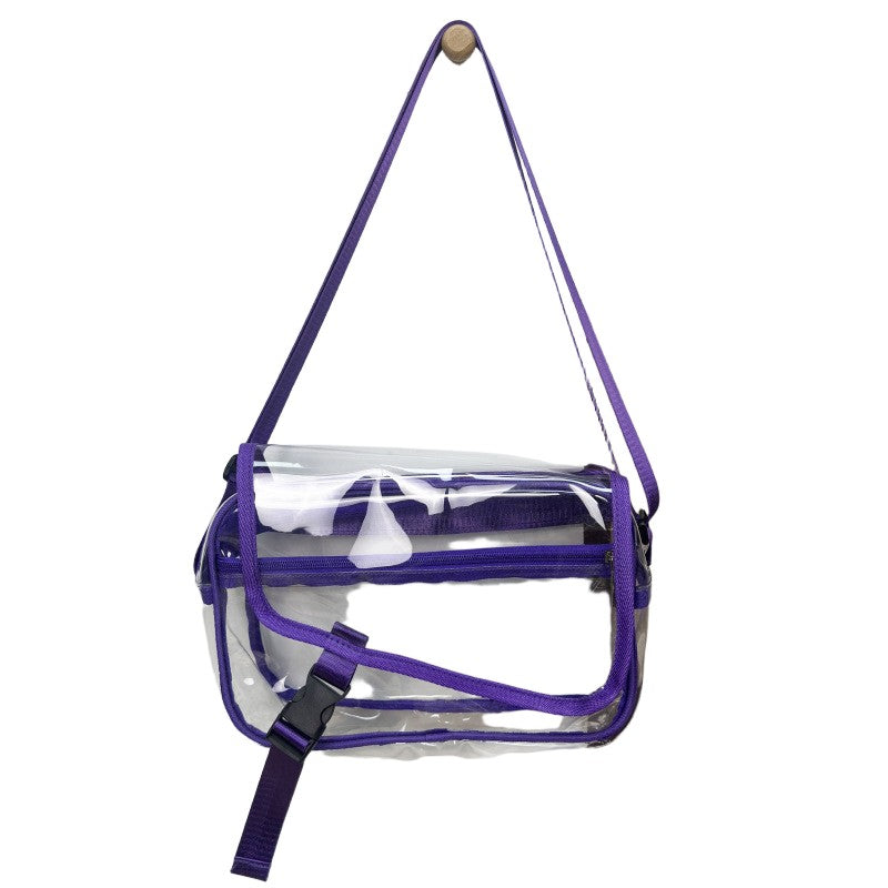 PVC Large Capacity Transparent Crossbody Bag