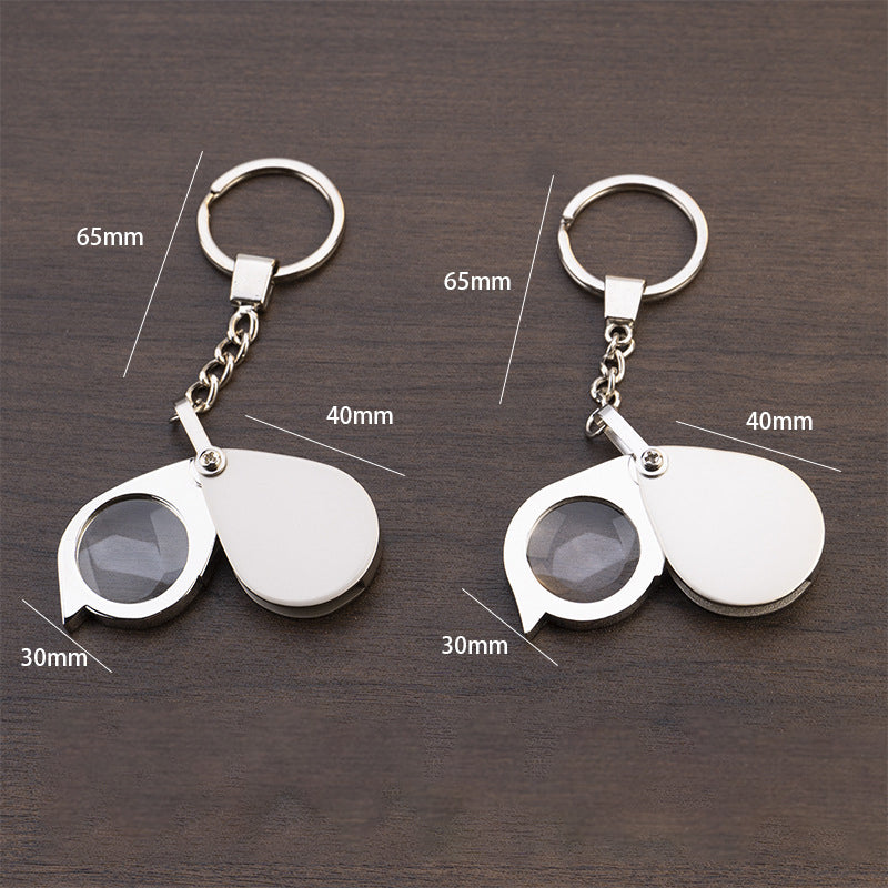 20X Jewelers Loupe Magnifier Keychain