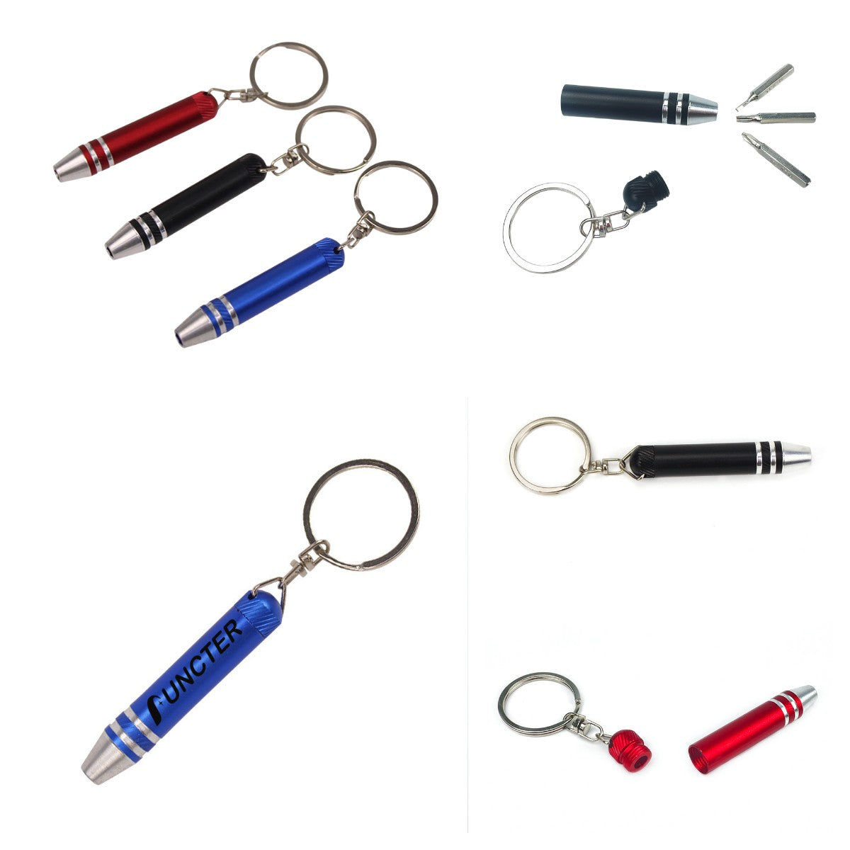 3" 1 Screwdriver Tool Set With Key Chain