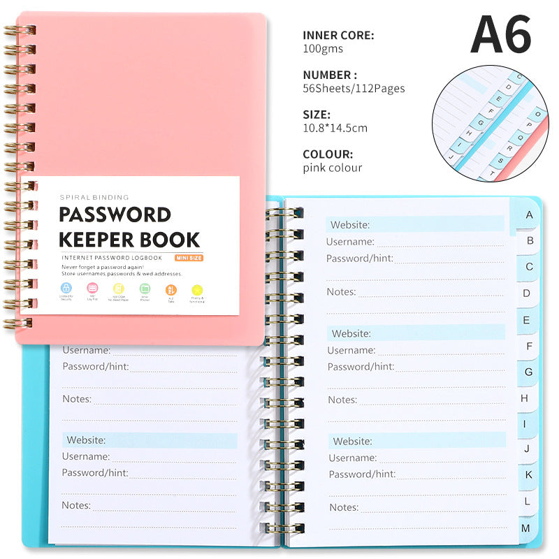 A6 PP Journal Double Spiral Notebook