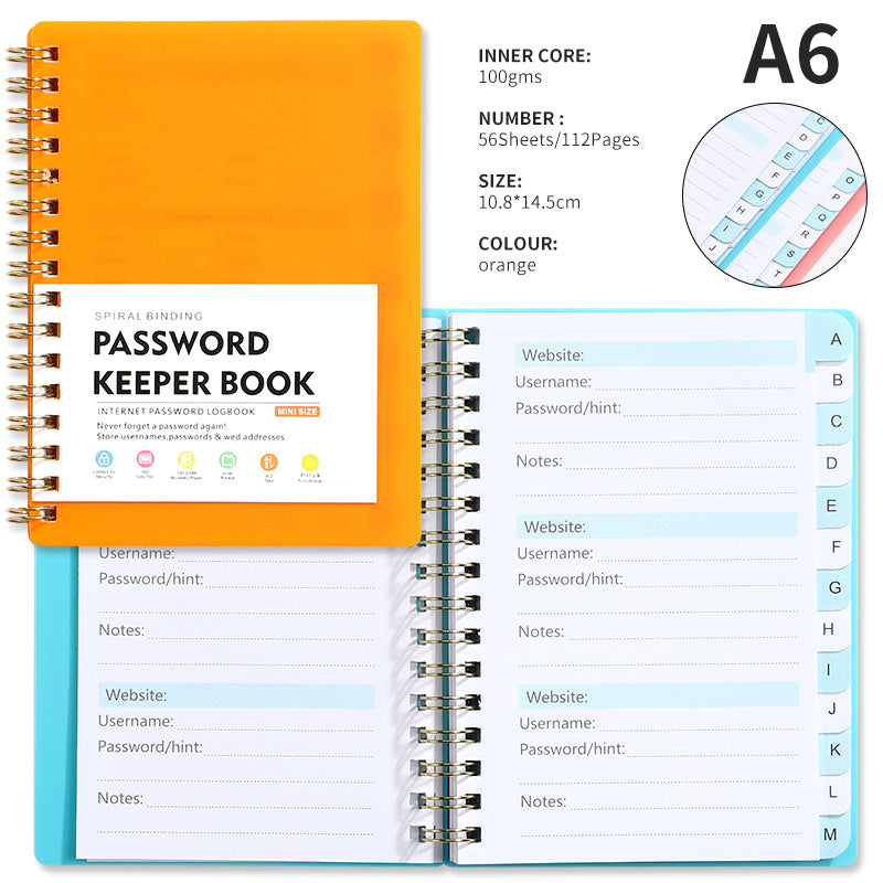 A6 PP Journal Double Spiral Notebook