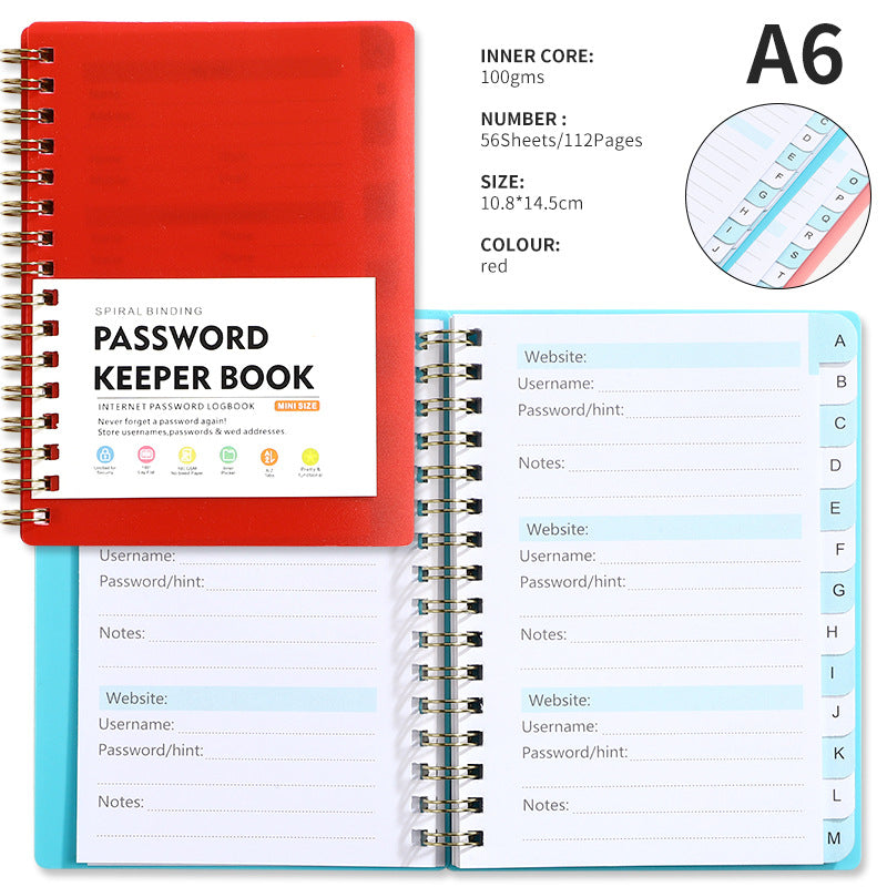 A6 PP Journal Double Spiral Notebook