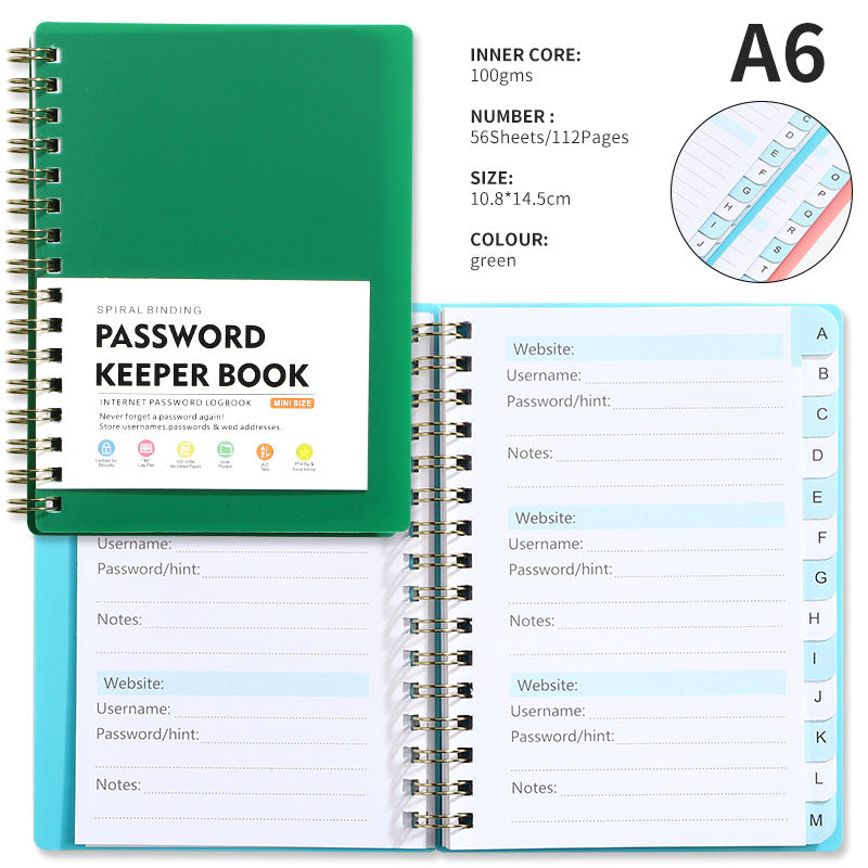 A6 PP Journal Double Spiral Notebook