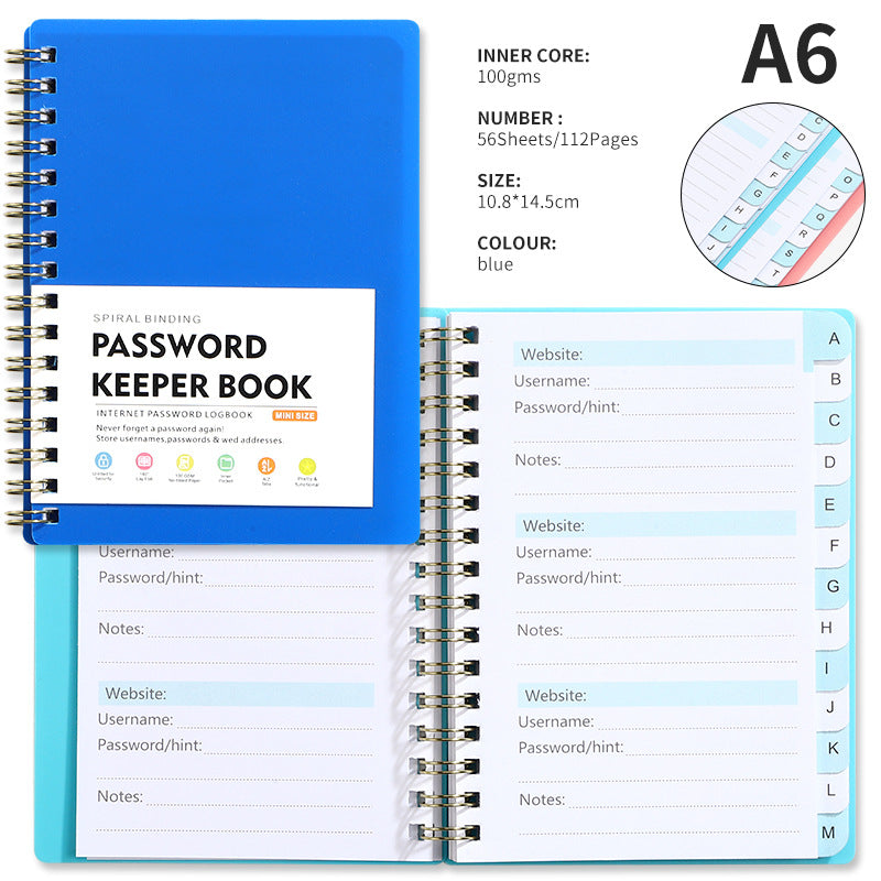 A6 PP Journal Double Spiral Notebook