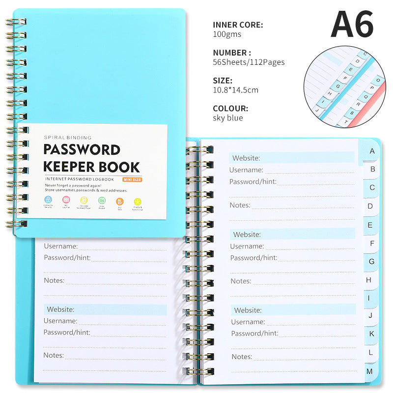 A6 PP Journal Double Spiral Notebook
