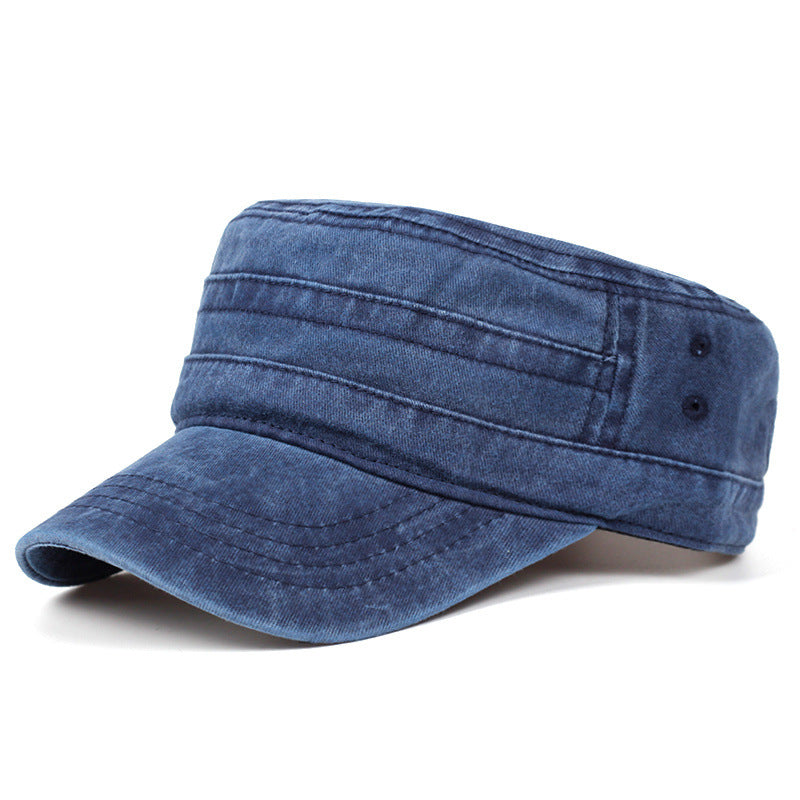Washed Cotton Twill Military Hat